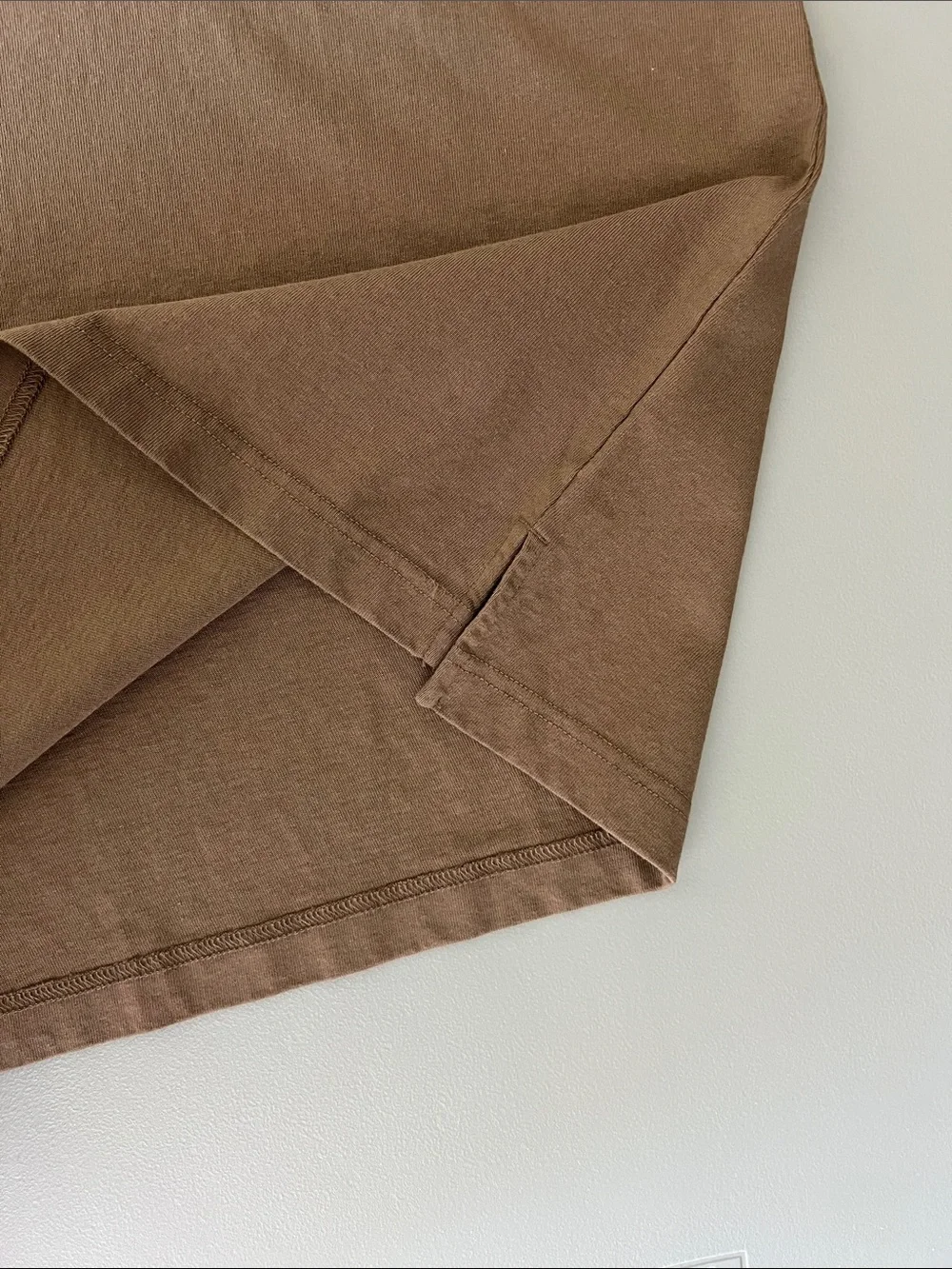 New Everlane OVERSIZED MIDWEIGHT TEE Deep Taupe Size L - Picture 11 of 13